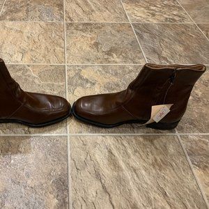 Mason O'Sullivan Men Size 9.5 Authentic Brown Beatles Leather Boots Made in USA